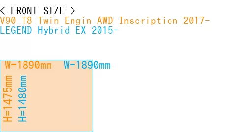 #V90 T8 Twin Engin AWD Inscription 2017- + LEGEND Hybrid EX 2015-